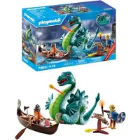 Playmobil Wikinger Mit Seeungeheuer Figur