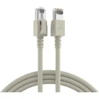 Efbe-Schott EFB DCK1001GR.20 RJ45 Patchkabel Cat.6A S/FTP FRNC VC LED grau 20m DCK1001GR20