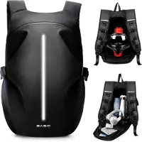 Sonstiges Motorradrucksack Herren wasserdichter Helmrucksack Laptoptasche