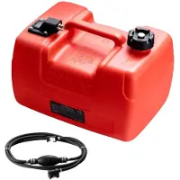 StarTech.com Kraftstofftank - Tragbarer Außenbordtank 12 L - Mit Schlauch - Für Boot & Yacht - Reservekanister Benzin