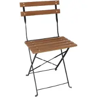 Bolero Klappbare Terrassenstühle Holzimitat