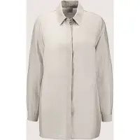 MADELEINE Hemdbluse "Hemdbluse Lange Tencel-Bluse mit Manschettenärmel", Damen, Gr. 34, beige (taupe), Obermaterial: 84% Lyocell CLY. 16% Polyamid PA., Modern, normal, Blusen Hemdbluse