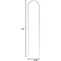 OEM Gelöste Wasserhähne - Bevestigungsstangen Gartenschlauch - Bewässerungssystem Fixieren - Gepanzertes Metall - 10 Stücke - Silberfarben