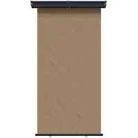 vidaXL Balkon Seitenmarkise 140 x 250 cm 100% Polyester Eisen Stahl