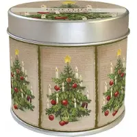 Sköna Ting Duftkerze mit Vanilleduft, Weihnachtszeit.