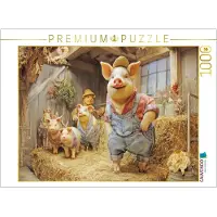 CALVENDO Puzzle Tierische Berufe | 1000 Teile Lege-Größe 64 × 48 cm Foto-Puzzle für glückliche Stunden