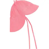 Huttelihut - Kid's Summer Hat Ears Muslin - Hut Gr 52 cm - 2-4 Years rosa