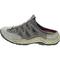 Rieker - Damenpantolette - cement/grey/blei L055940 (39/cement/grey/blei)