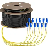 EFB Elektronik EFB O8341S100OS2 Trunkkabel U-DQ(ZN)BH OS2 12E (1x12) SC-SC,100m Dca LSZH