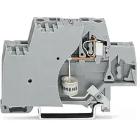 Wago 280-503/281-580 Bauelementklemme,Doppelstock,mit Abschlussplatte,grau 280503281580 - 50 Stück