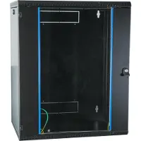 PROCABLE 19 Wandgehäuse 15HE, fest, 1-teilig, RAL9005, Tiefe 450 mm (691715VTS.45)