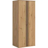 Xonox Garderobenschrank Kleiderschrank Tofta | 2-türig | Artisan Eiche