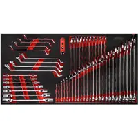 Ks Tools Schraubenschlüssel-Satz in Schaumstoffeinlage, 57-tlg - 813.0057