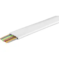 Wentronic 93309, 100 m, Weiß, Flach, Polyvinylchlorid (PVC), 1 Stück(e), Rolle