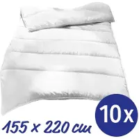 Sleezzze 10 x 155 x 220 cm Mikrofaser Ganzjahres-Steppbettdecke, Füllgewicht: ca. 900 g, extra leicht