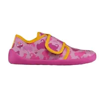 Fond of Affenzahn Hausschuh Baumwolle Movy pink kombi
