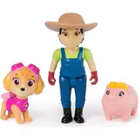 Ryhmä Hau PAW Patrol Hero Pups – Actionfigurenset mit Skye Hundefigur, Bäuerin Yumi Figur und 1 Schweinchen, 3 Jahr(e), Paw Patrol, Mehrfarbig