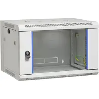 EFB Elektronik 691706FGR.1 19” Wandgehäuse Flat Pack 6HE, Tiefe 450 mm, RAL7035 691706FGR1