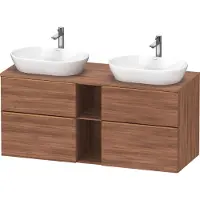 Duravit D-Neo Meuble sous-vasque sur console suspendu (découpe côté contributif), 1400x664x550mm, 2