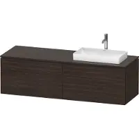 Duravit Waschtischunterschrank L-Cube 162x55x48,2cm, 2 SBK, wd, AS R, N geb.