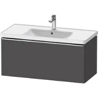 Duravit Waschtischunterschrank D-Neo 98,4x45,2cm, chr/Grap ma, 1 Ausz., wandhängend