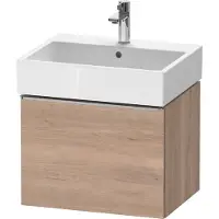 Duravit D-Neo bâti-support lavabo suspendu, 584x440x442mm, 1 tiroir, avec poignée acier inox brossé