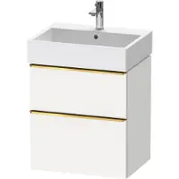 Duravit Waschtischunterschrank D-Neo 58,4x44,2cm, g pol/w m, 1 Kast, 1 Ausz.