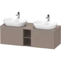 Duravit Waschtischunterschrank D-Neo 140x55cm, 2 A, 1 Pl, B bs, ES geb/Bas ma