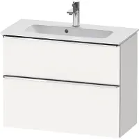Duravit D-Neo bâti-support lavabo suspendu, Compact, 810x625x372mm, 1 tiroir, avec poignée chrome