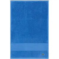 Lacoste Gästehandtuch "LLECROCO", blau (aerien), B:40cm L:60cm, Frottier, Obermaterial: 100% Baumwolle, Handtücher, Gästehandtuch, mit Label-Applikationen