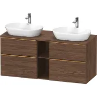 Duravit D-Neo Meuble sous-vasque sur console suspendu (découpe côté contributif), 1400x664x550mm, 2