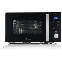Hisense Kombi-Mikrowelle, 25 l, 900 W, Buttons, Schwarz, Arbeitsplatte, Kombi-Mikrowelle, 25 l, 900 W, Eingebautes Display, LED