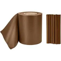 Bradas Zaunband 19cmx35m braun Zaun- Palisadenband Sichtschutz Lärmschutz TOB4501935BRL