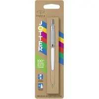 Parker Blue Retractable Push Button Medium Tip 2096874 Stift