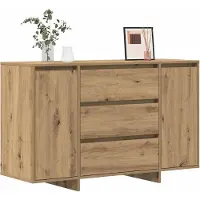 vidaXL Sideboard Artisan-Eiche 120 x 41 x 75 cm Holzwerkstoff