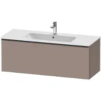 Duravit D-Neo Waschtischunterbau wandhängend, 1210x440x462mm, 1 Auszug, mit Griff Diamantschwarz, DE42640BD430000