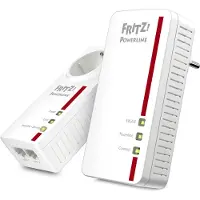 AVM Powerline 1260E WLAN Set, 1200 Mbit/s, IEEE 802.11a, IEEE 802.11b, IEEE 802.11g, IEEE 802.11h, IEEE 802.11i, Typ F, Gigabit Ethernet, 10,100,1000 Mbit/s, 10BASE-T, 100BASE-T, 1000BASE-T