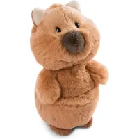 Nici Kuscheltier Quokka Quokka-Mola 22cm braun - Stofftier aus weichem Plüsch, niedliches Plüschtier zum Kuscheln und Spielen, für Kinder & Erwachsene - tolle Geschenkidee - 49818