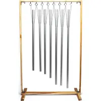 Bahadra Heilungs-Klangrohre Chakra im 7er Set mit Ständer -- 83x110 cm kaufen online