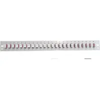 EFB Elektronik EFB SB-FP-24SC-S-OM3 Bestückte Frontblende mit 24 x LC Duplex Kupplung OM3, grau SBFP24SCSOM3