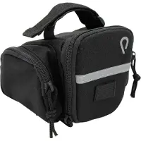 Vincita B036s Velcro Extensible Satteltasche Schwarz Schwarz One Size