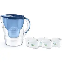Brita Marella XL Blauer Filterkrug + 5 MAXTRA PRO Pure Performance Pro Filterkartuschen