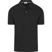 Profuomo Piqué Poloshirt Schwarz