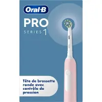 Oral-B Elektrische Zahnbürste Pro 1 mit Ersatzbürste, Rosa