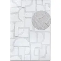 Villeroy & Boch Wollteppich "Alexis", beige (creme), B:160cm H:10mm L:230cm, Wolle, Teppiche, Wollteppich, Handgewebt, Wolle, Natur, Wohnzimmer, Geometrie, Boho, Design
