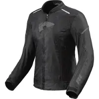 REV'IT! Revit Sprint H2O Damen Motorrad Textiljacke, schwarz/dunkelgrau, 40