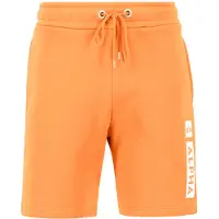 Alpha industries Shorts "Alpha Puff Print Short", Herren, Gr. XS, Normalgrößen, orange (tangerine), Obermaterial: 80% Baumwolle, 20% Polyester, Hosen Shorts