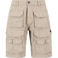 Alpha industries Shorts "Battle Short", Herren, Gr. 29, Normalgrößen, beige (vintage sand), Obermaterial: 100% Baumwolle, Hosen Shorts