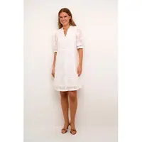 Culture Kleid mit entspannter Passform white