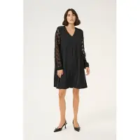 Kaffe Kleid A-shape black